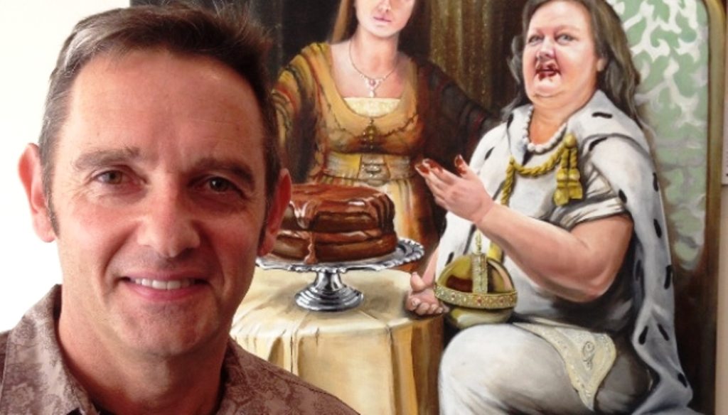Warren Lane's version of ‘The Banquet of Esther and Ahasuerus’ featuring Gina Rinehardt and her youngest daughter Ginia is the winer of the 2013 Bald Archy Award. Warren Lane's version of ‘The Banquet of Esther and Ahasuerus’ featuring Gina Rinehardt and her youngest daughter Ginia is the winer of the 2013 Bald Archy Award.